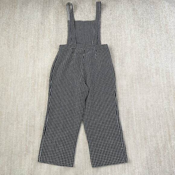 NWT Anthropologie Wide Leg Crop Jumpsuit 8 Seen Worn Kept - Picture 3 of 11